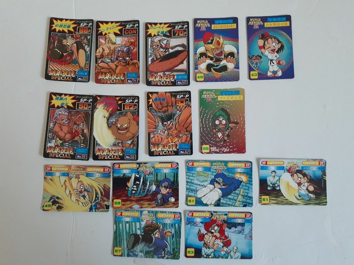 餓狼伝説Special カードダス まとめ ワールドヒーローズ2 不知火舞