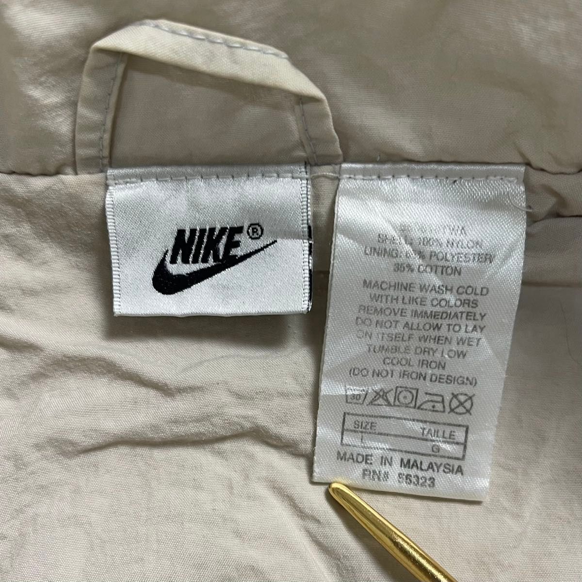 90sNIKEナイロントラックジャケットオールドナイキビンテージ古着L短丈