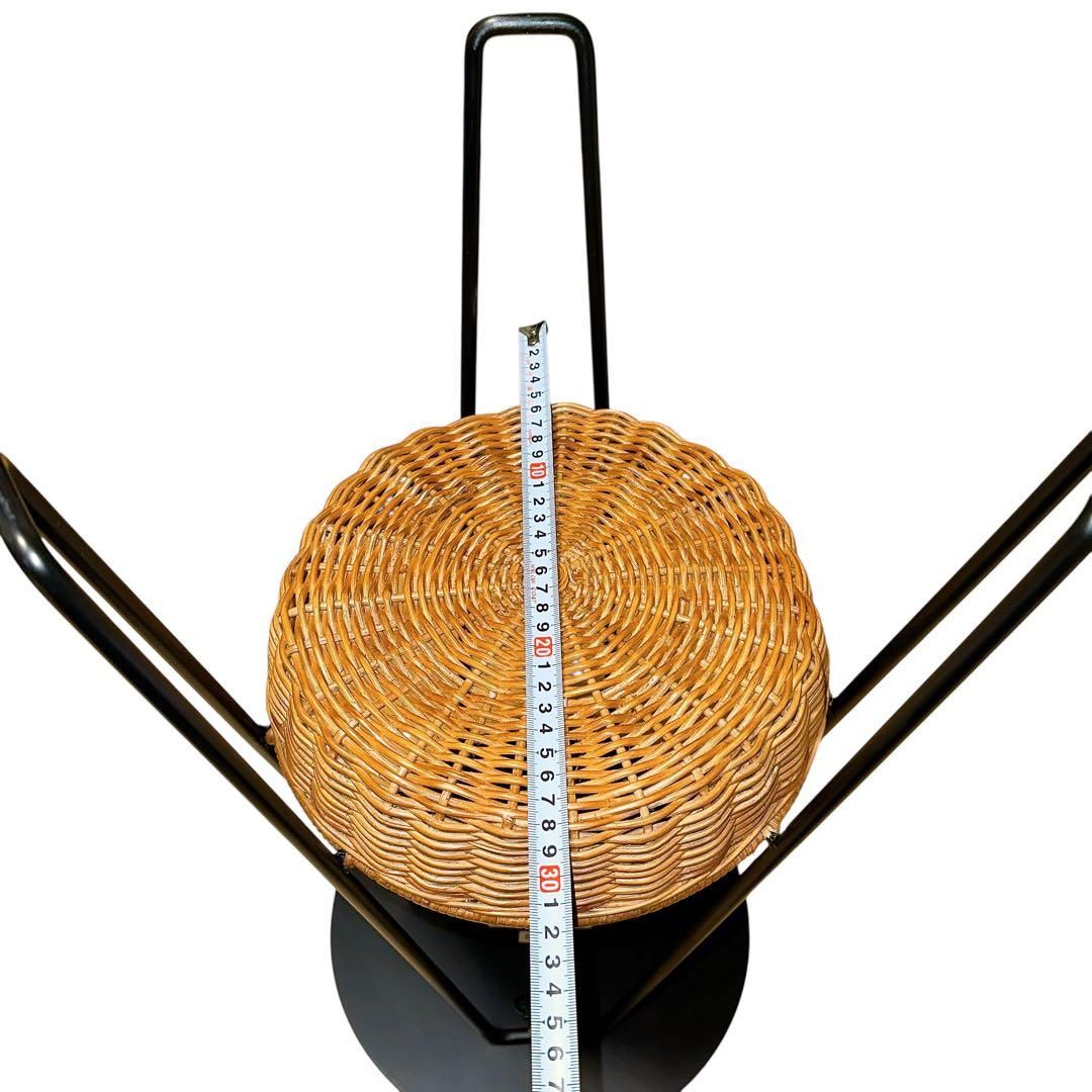 無印良品 IDEE 円形ワラビー サイドテーブル ブラック IDEE］WALLABY