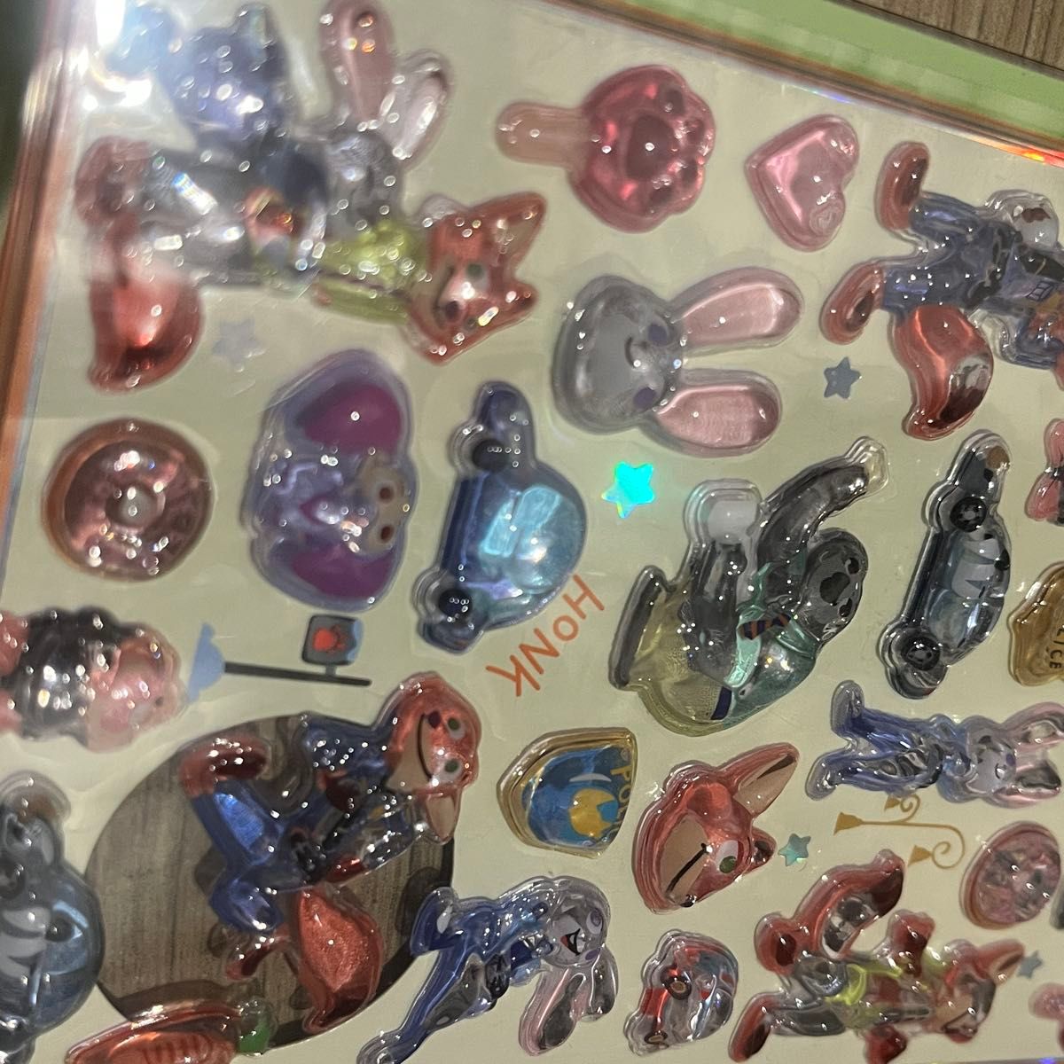 ボンボンドロップシール ディズニープリンセス ズートピア 2セット