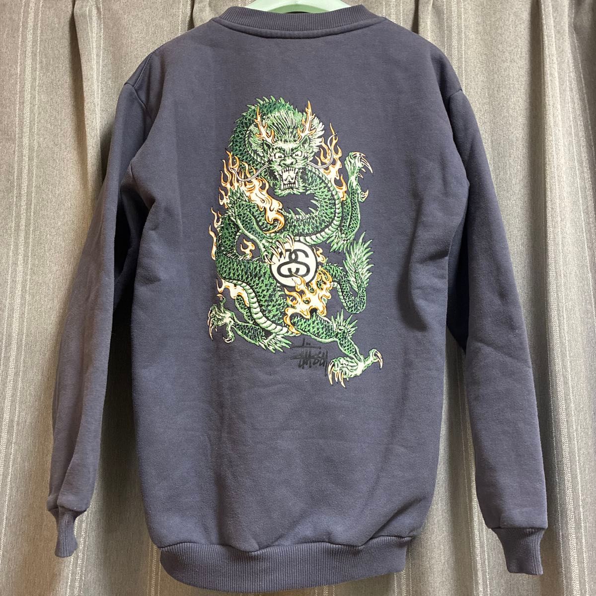 80's 90's USA製 OLD STUSSY ドラゴンスウェット ネイビー M｜Yahoo