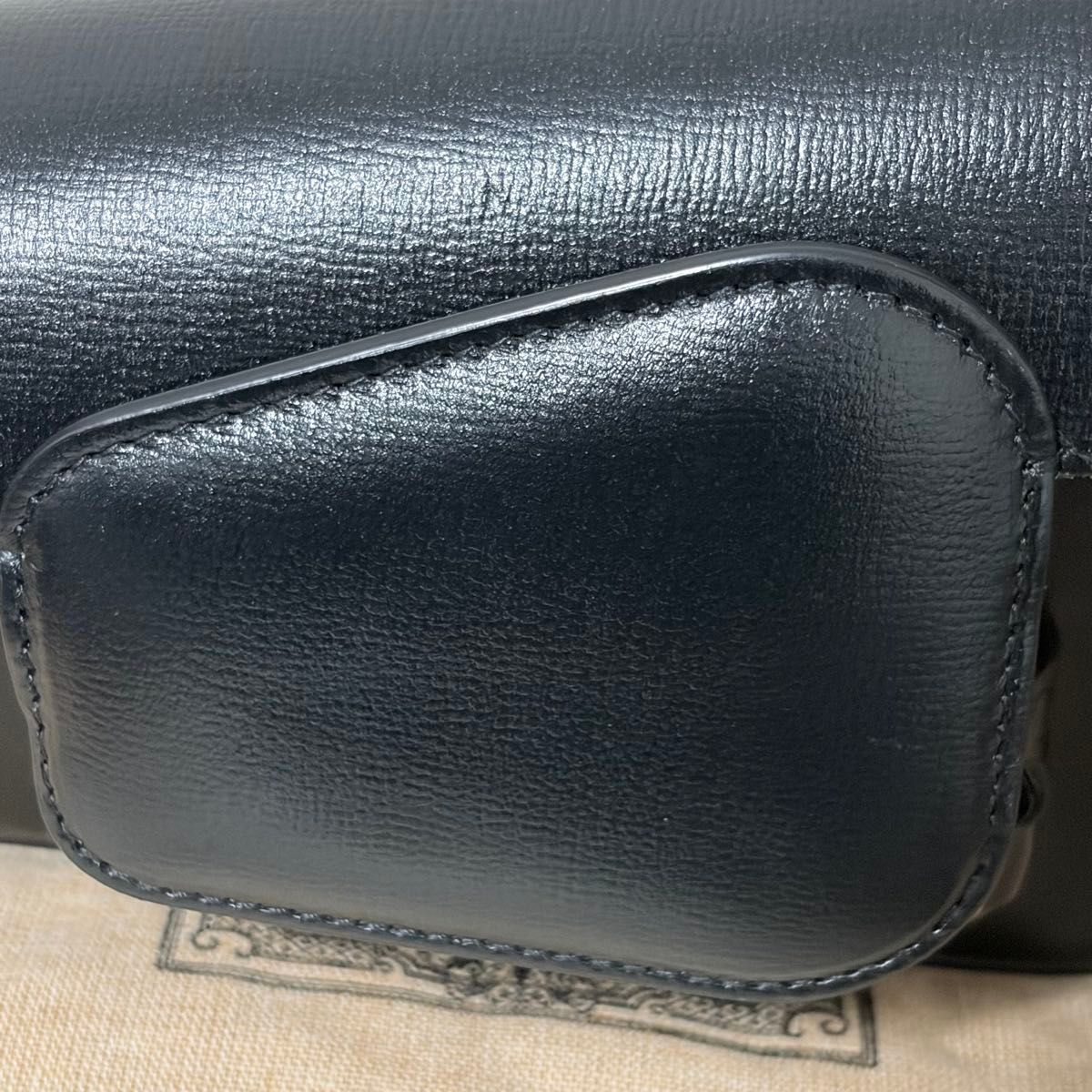 GUCCI グッチ ショルダーバッグ ブラック レザー ショルダー 2way