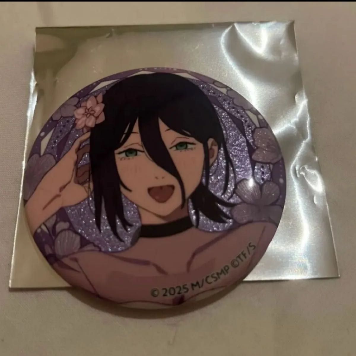 チェンソーマン プリンスホテル カフェ グリッター缶バッジ レゼ