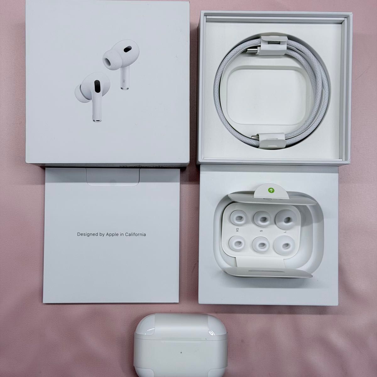 AirPods Pro2 Apple MTJV3J USB-C 新品購入中古品 ホワイト｜Yahoo