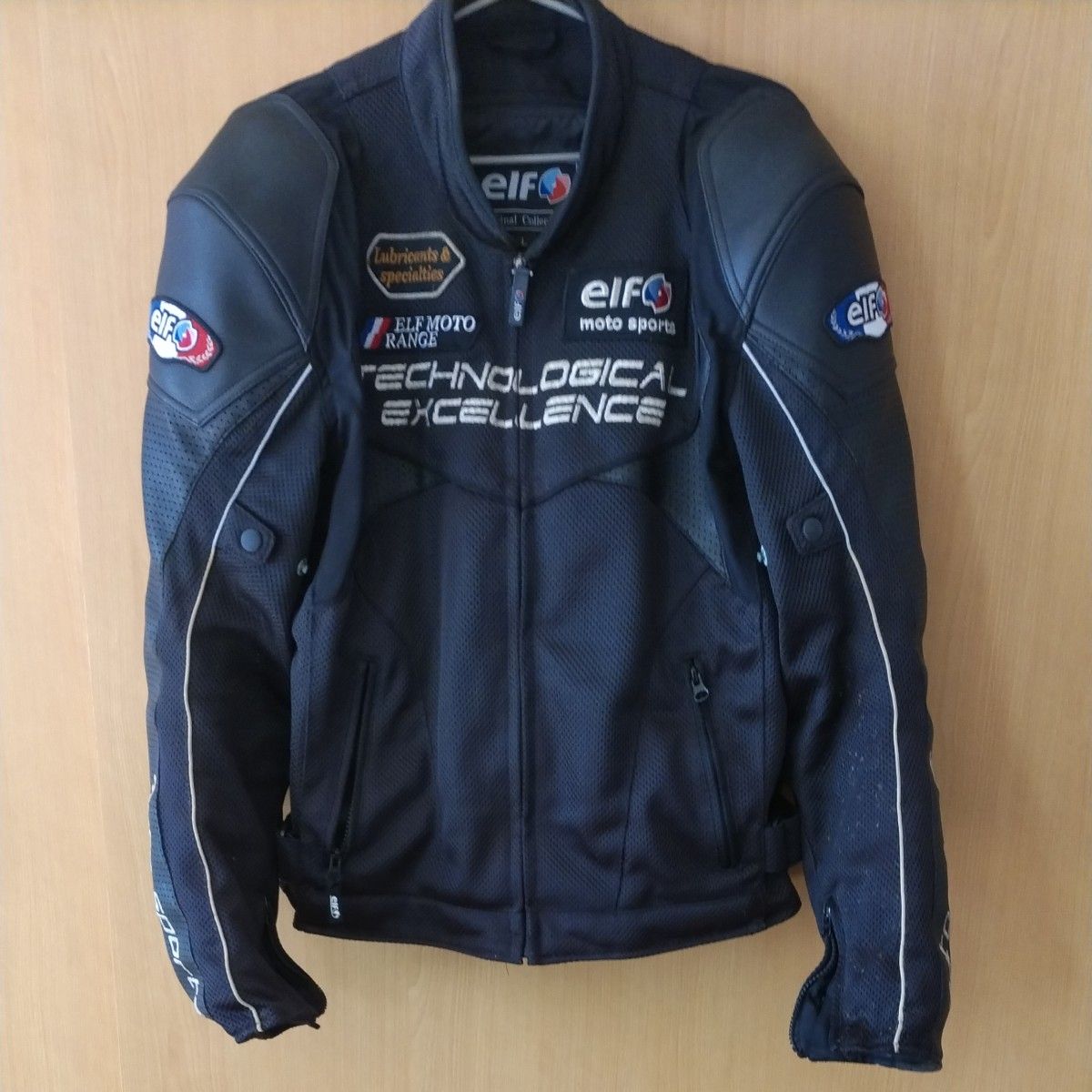 elf エルフ ライダースメッシュジャケット 色ブラック サイズL｜Yahoo