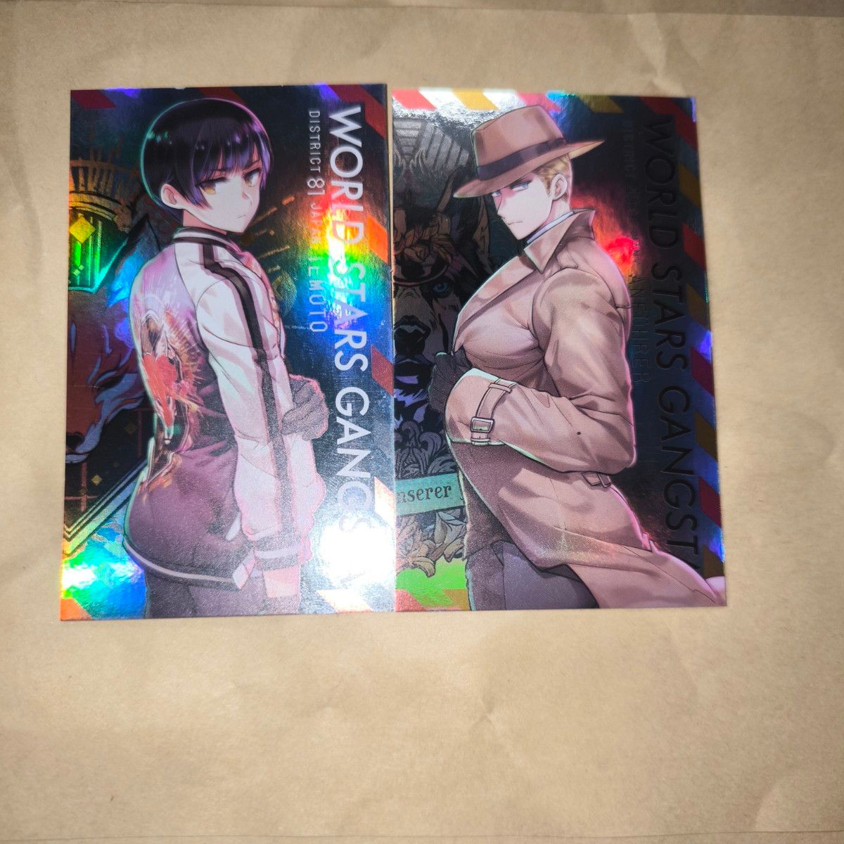 ヘタリア World Stars Gangsta コミック 特典 メタリックカード 新刊