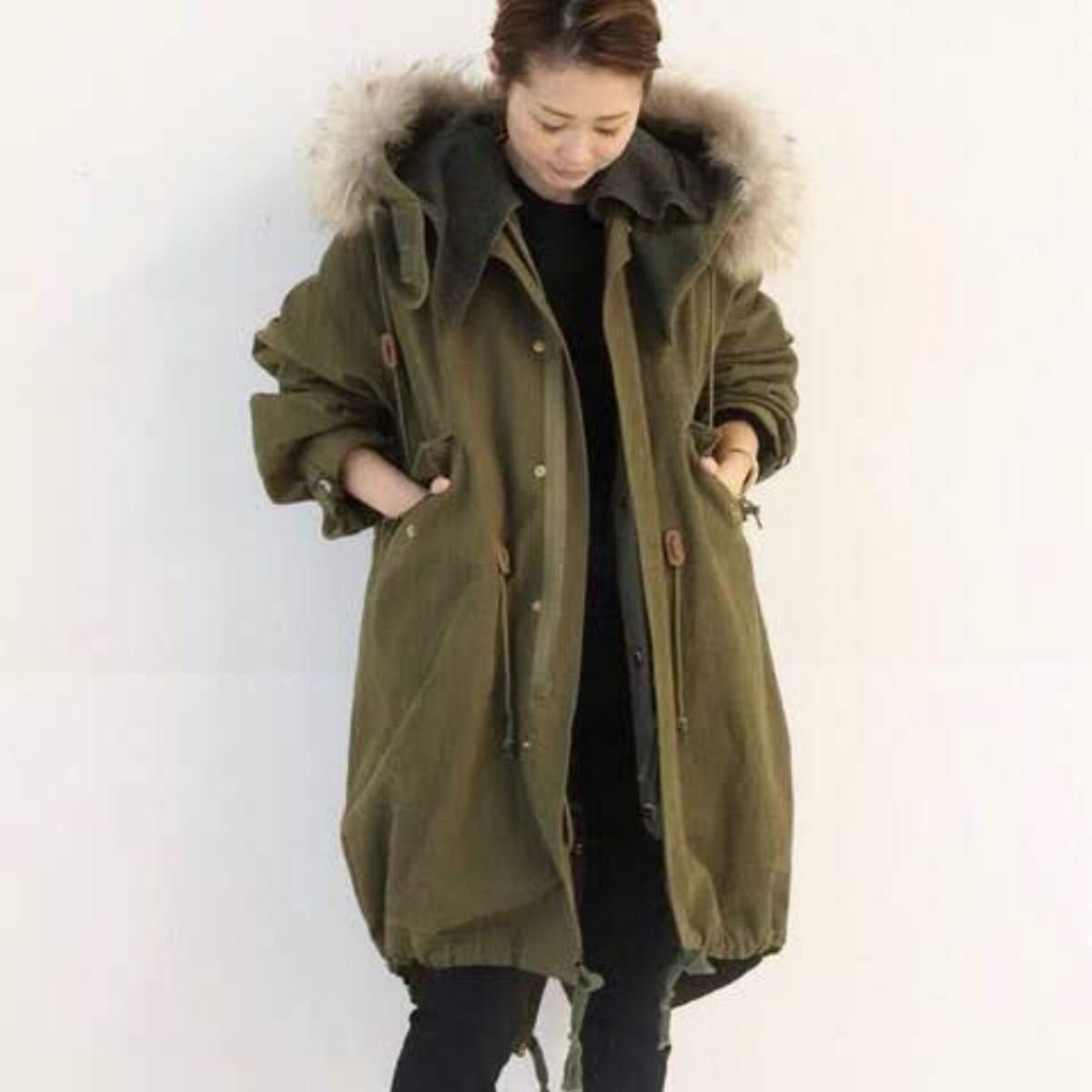 ドゥーズィエムクラス 新品未使用 MADISONBLUE モッズコート カーキ