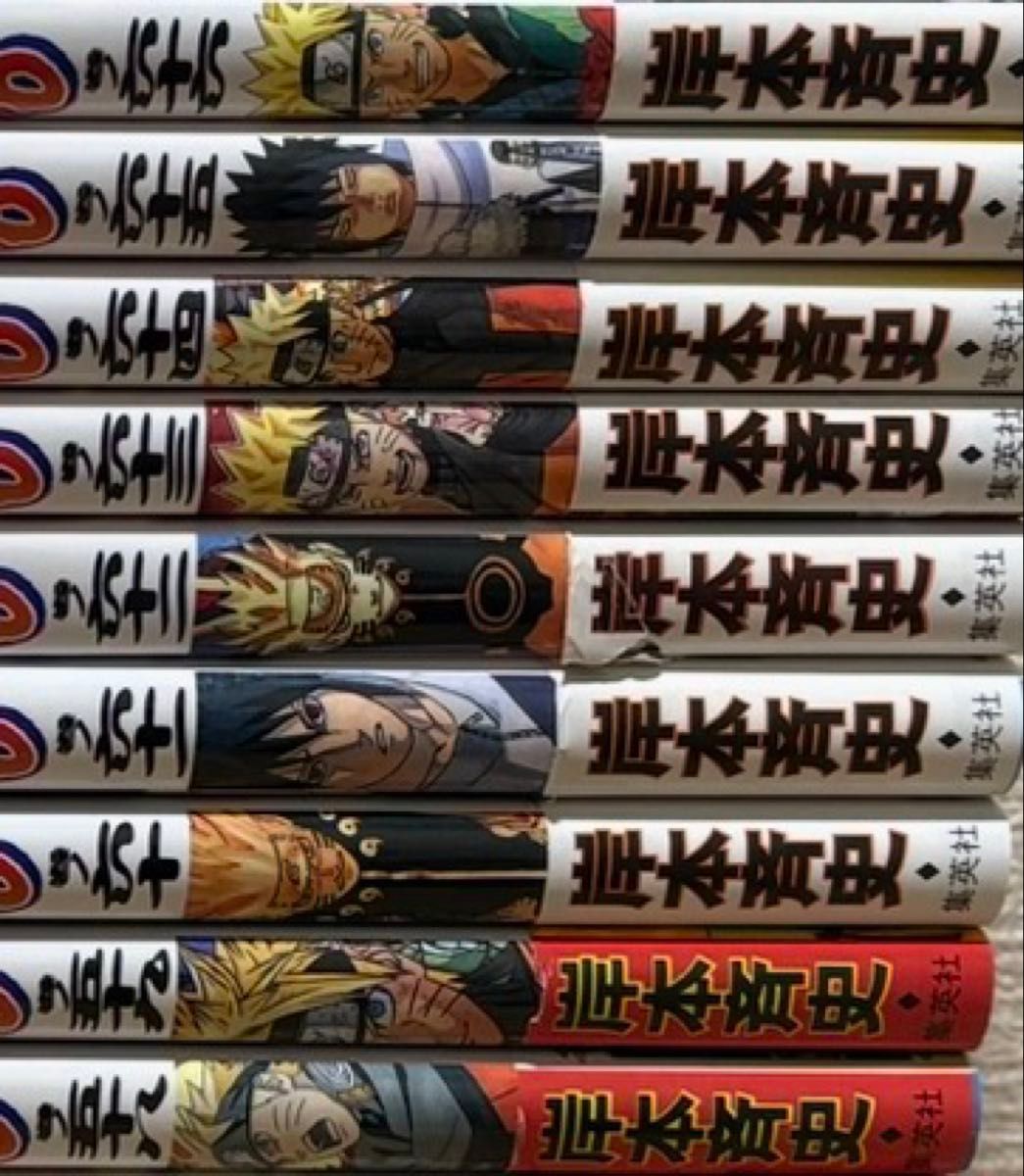 NRT99p】《初版多数帯多数》NARUTO-ナルト- コミック 全72巻完結全巻