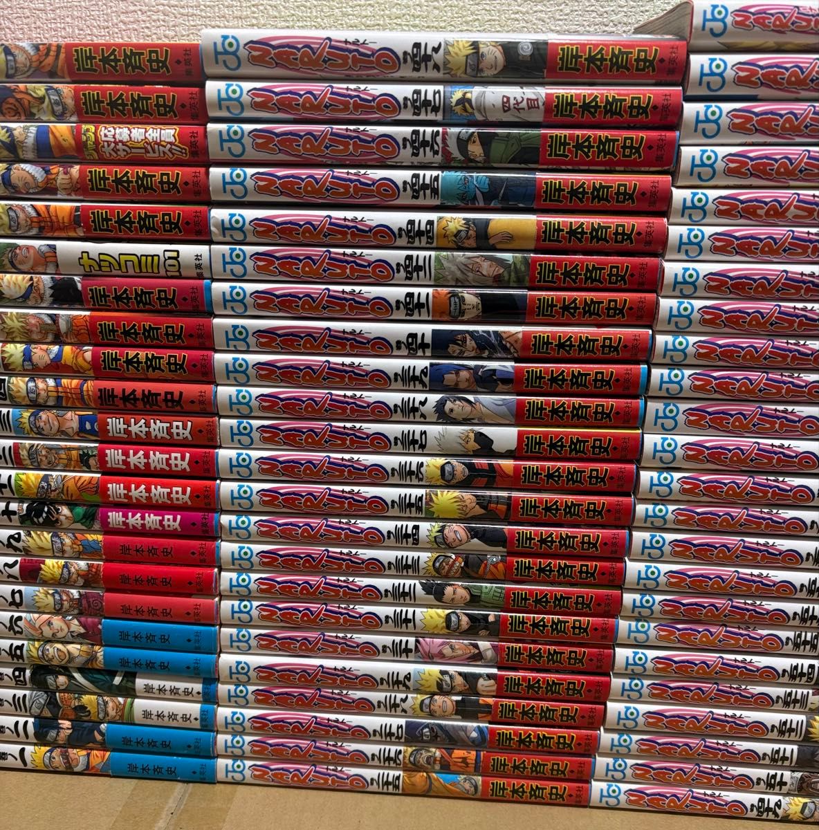 NRT99p】《初版多数帯多数》NARUTO-ナルト- コミック 全72巻完結全巻