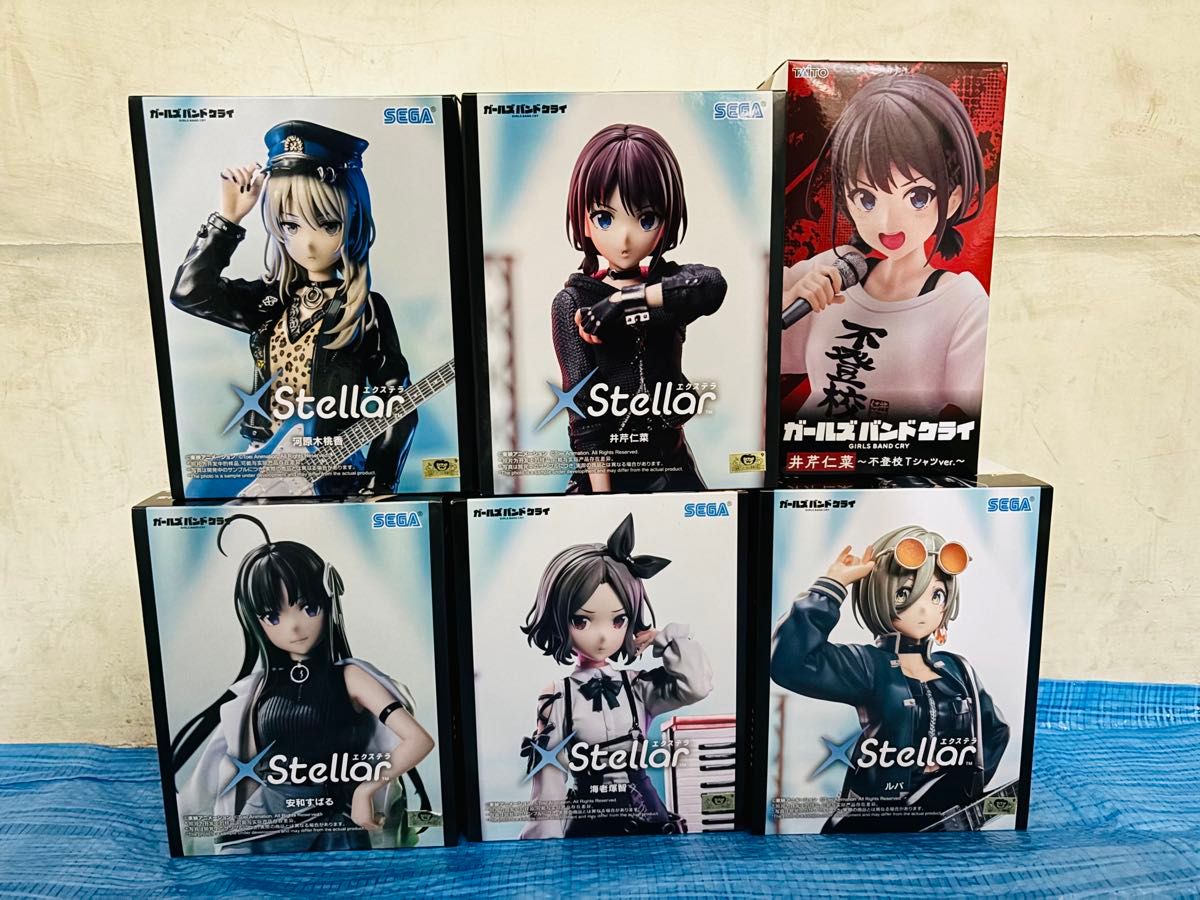 ガールズバンドクライ XStellar フィギュア 6種セット SEGA｜Yahoo