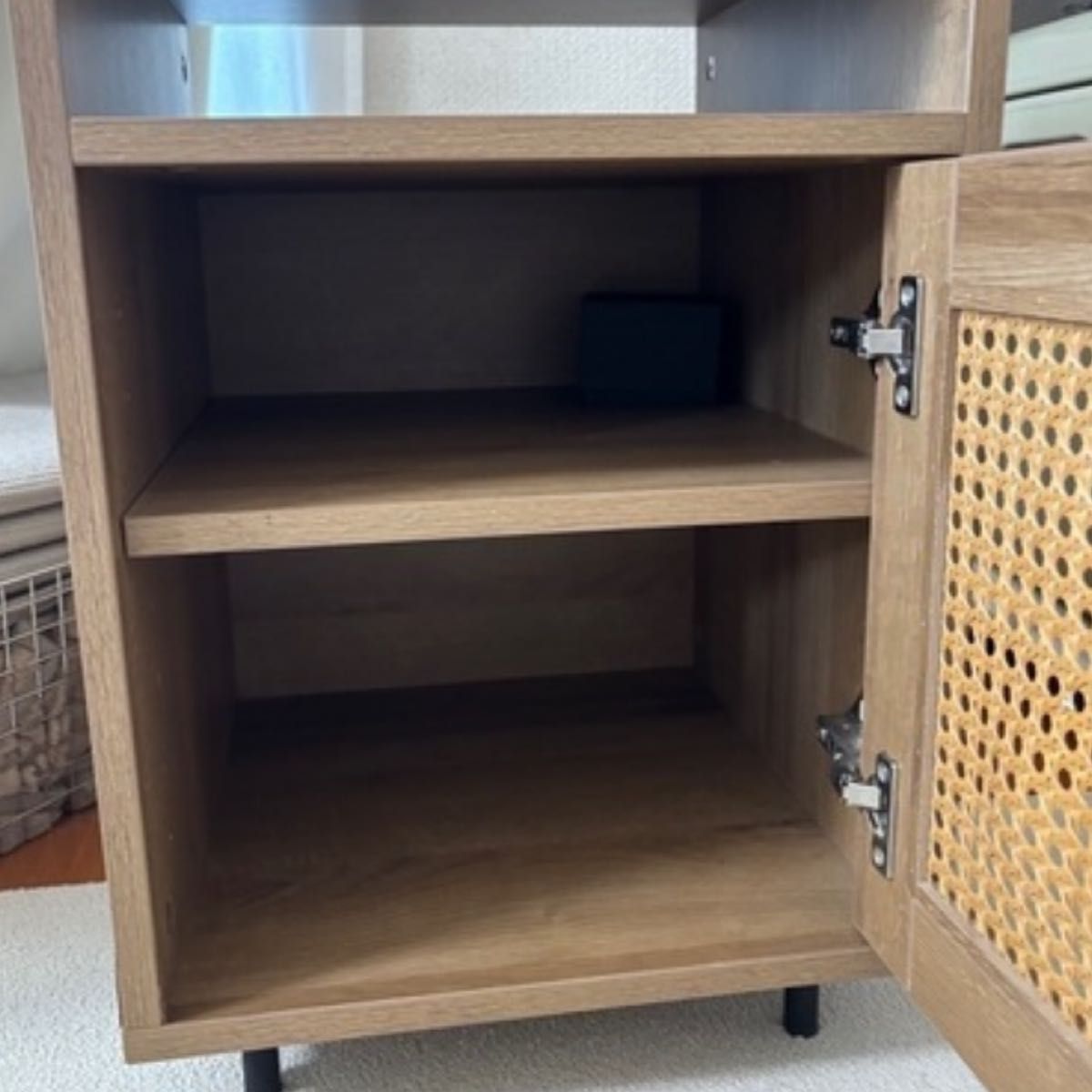 完成品】ラタン調サイドテーブル サイドチェスト LOWYA ロウヤ｜Yahoo