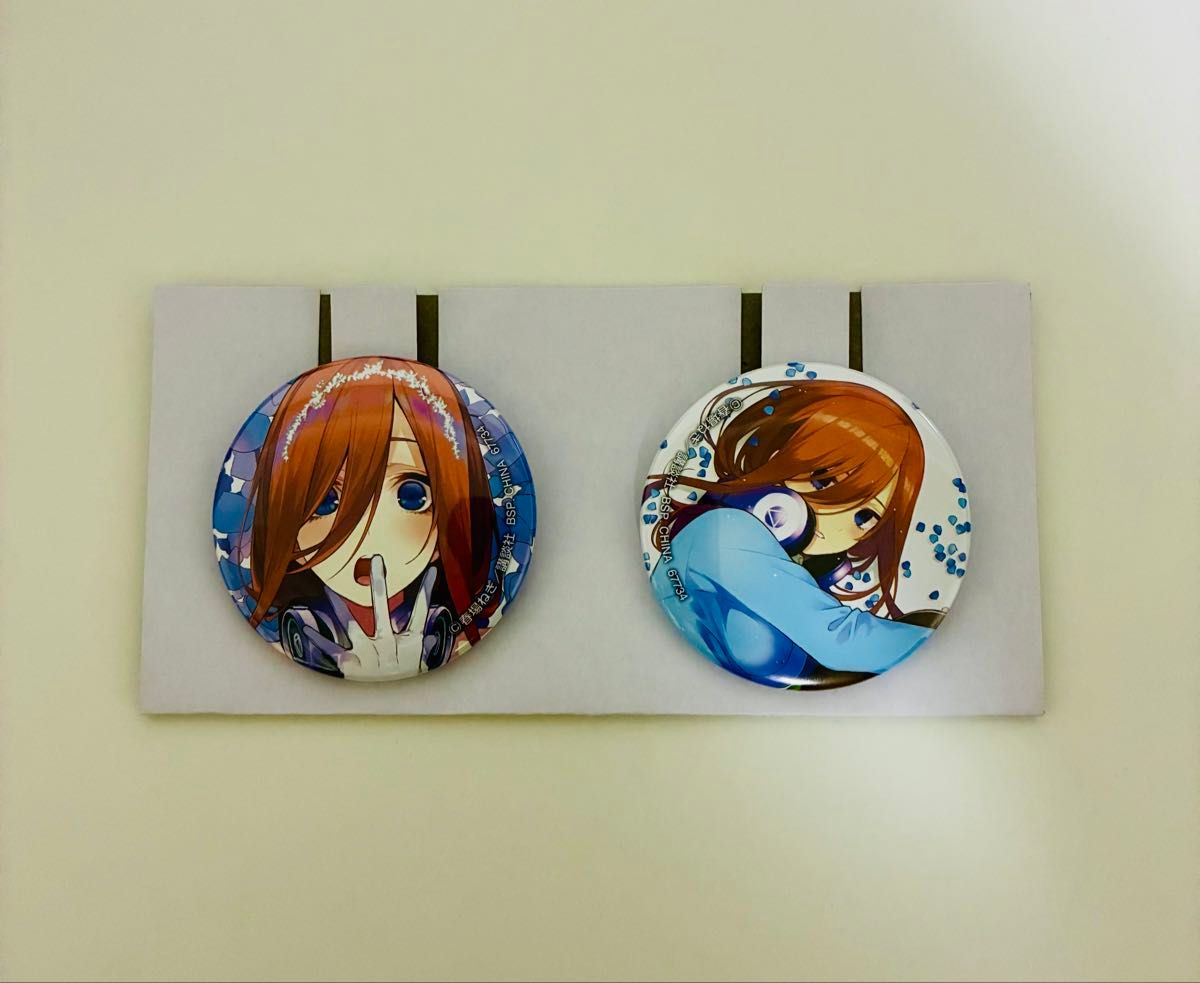 五等分の花嫁 一番くじ 中野三玖 J賞 缶バッジセット｜Yahoo!フリマ