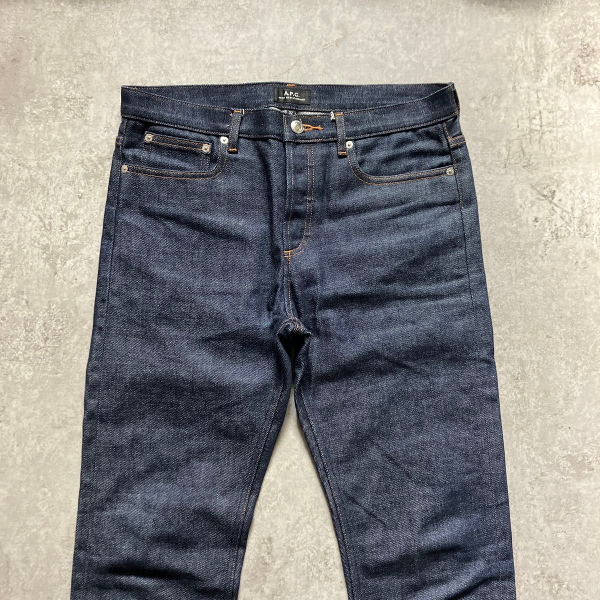 月末処分特価 セルビッチ赤耳 APC PETITNEWSTANDARD W32 アーペーセー