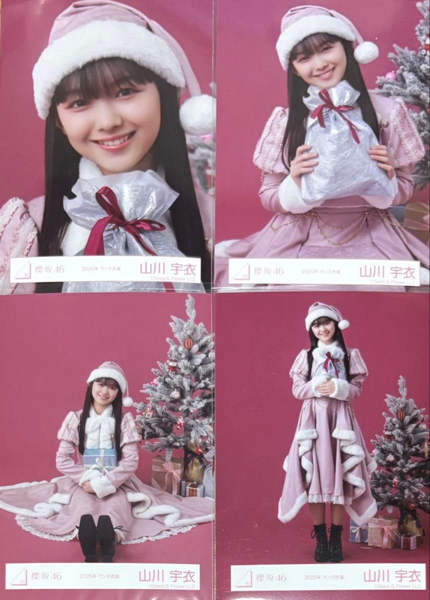 櫻坂 櫻坂46 生写真 2025年 サンタ衣装 山川宇衣 コンプ｜Yahoo!フリマ
