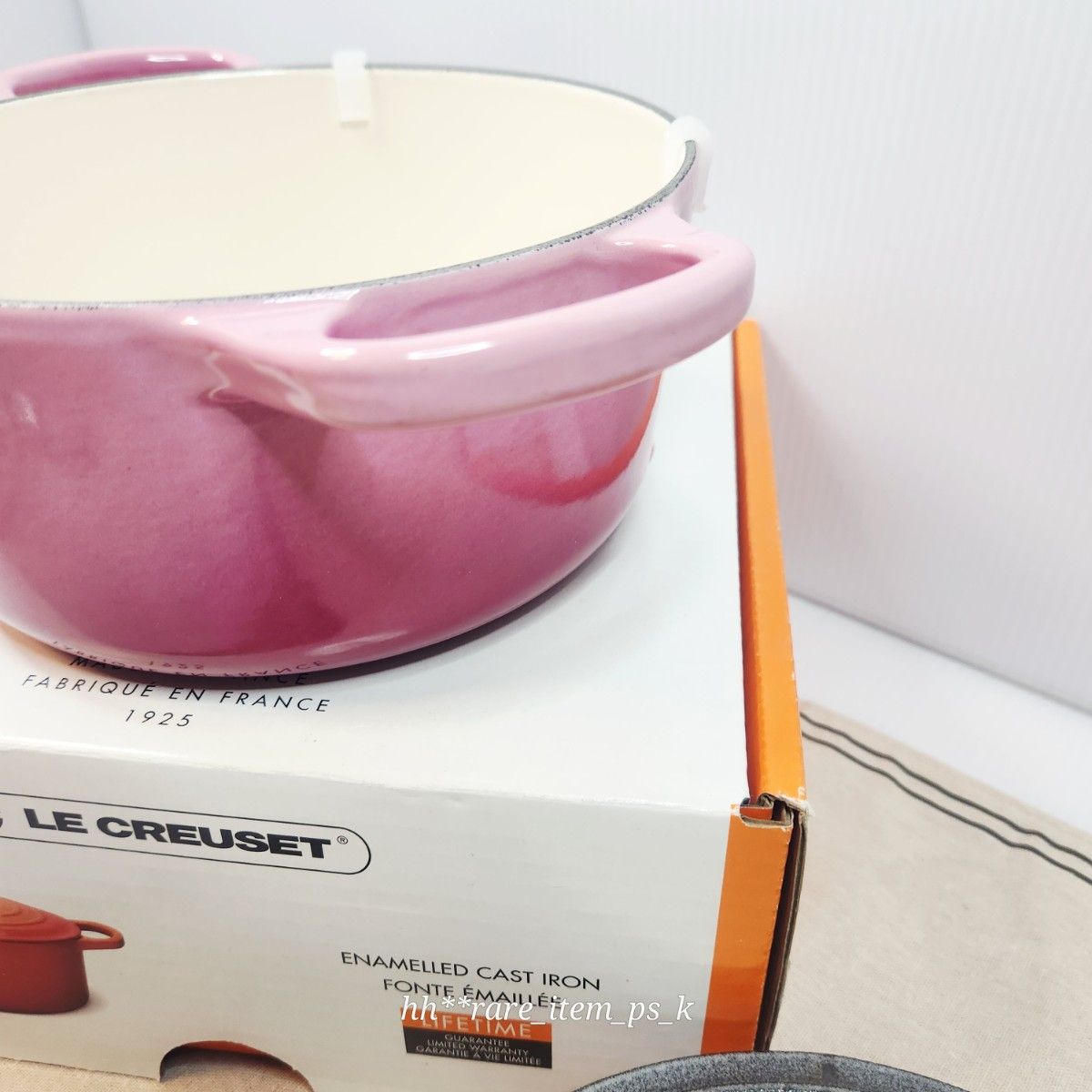 LE CREUSETブーケピンクココットロンド18cm ルクルーゼ シグニチャー