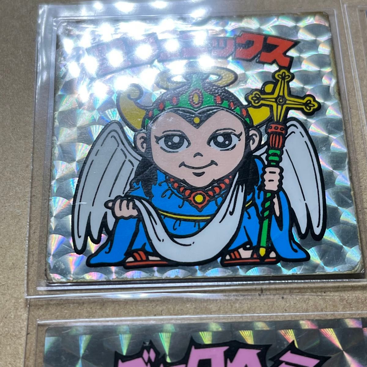 チョコ版フェニックス】旧ビックリマン 聖フェニックス 幼少 シール