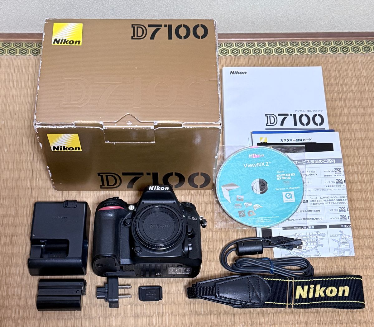 最終価格 極上品 撮影 4 442回 ニコン Nikon D7100 ボディ 付属品完 元