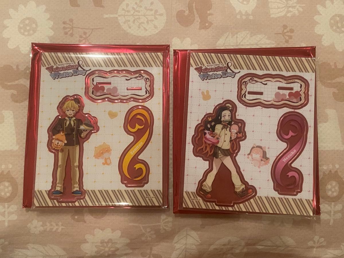 鬼滅の刃 バレンタイン アクリルスタンド 我妻善逸 禰豆子ホワイトデー