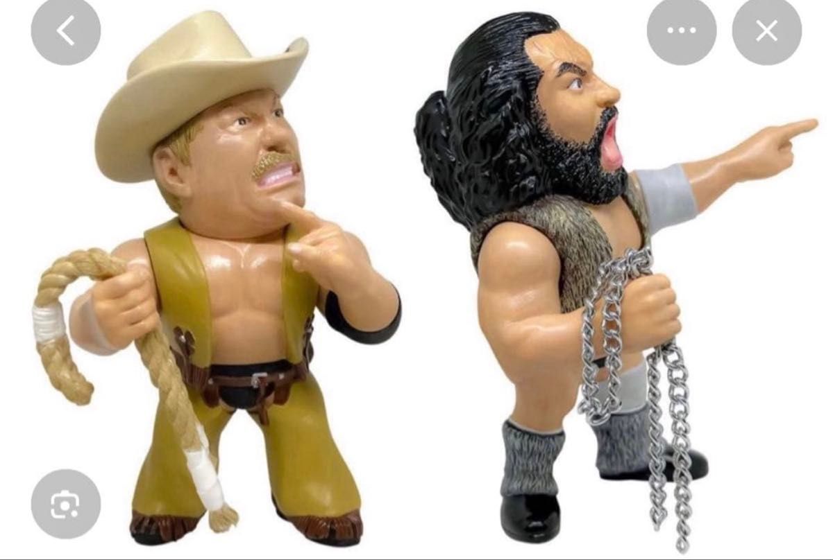 スタン・ハンセン & ブルーザー・ブロディ フィギュア16dソフビ