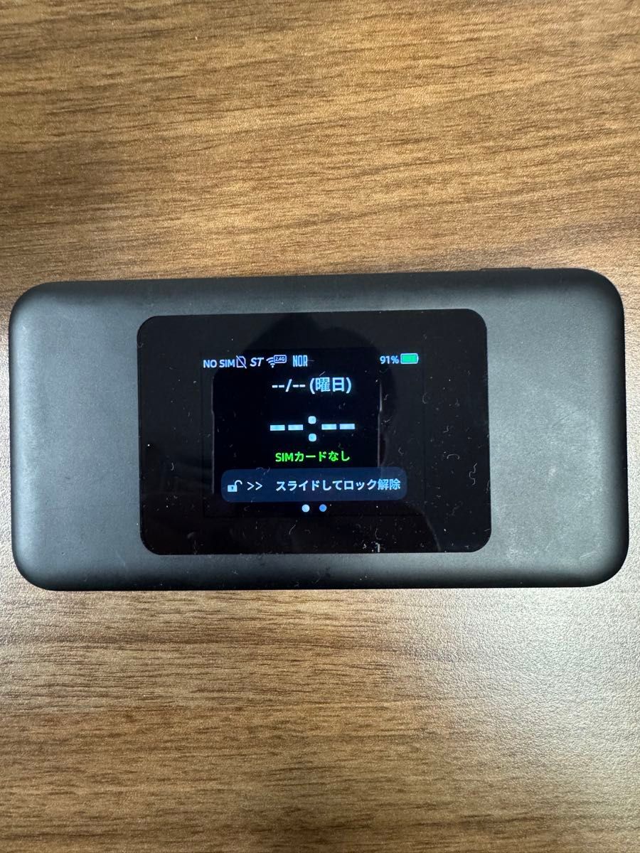 本体以外未使用 UQ WiMAX DOCK 5G 01 黒ロム残債なし・利用制限なし