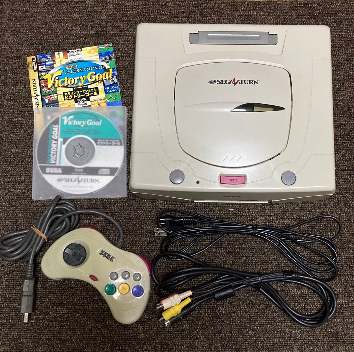 セガサターン 本体 セット HST-3220 SEGA SATURN 動作確認済 本体内