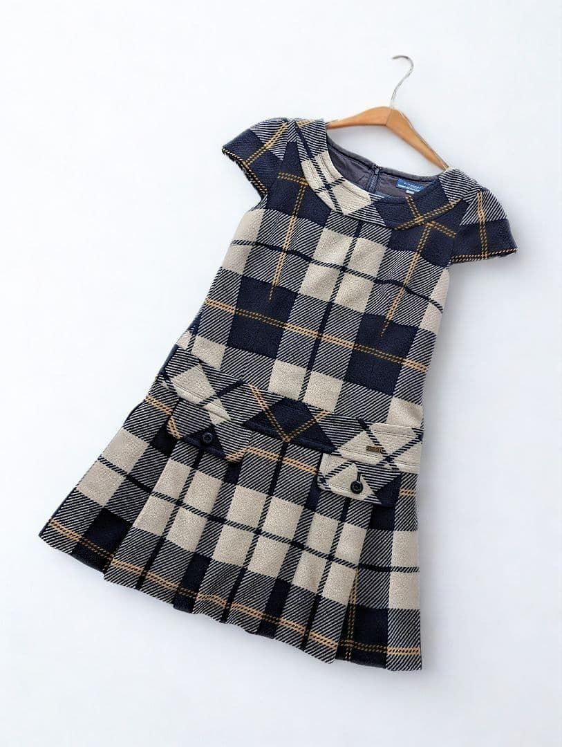 美品 BURBERRY BLUE LABEL チェック柄 ミニワンピース M｜Yahoo