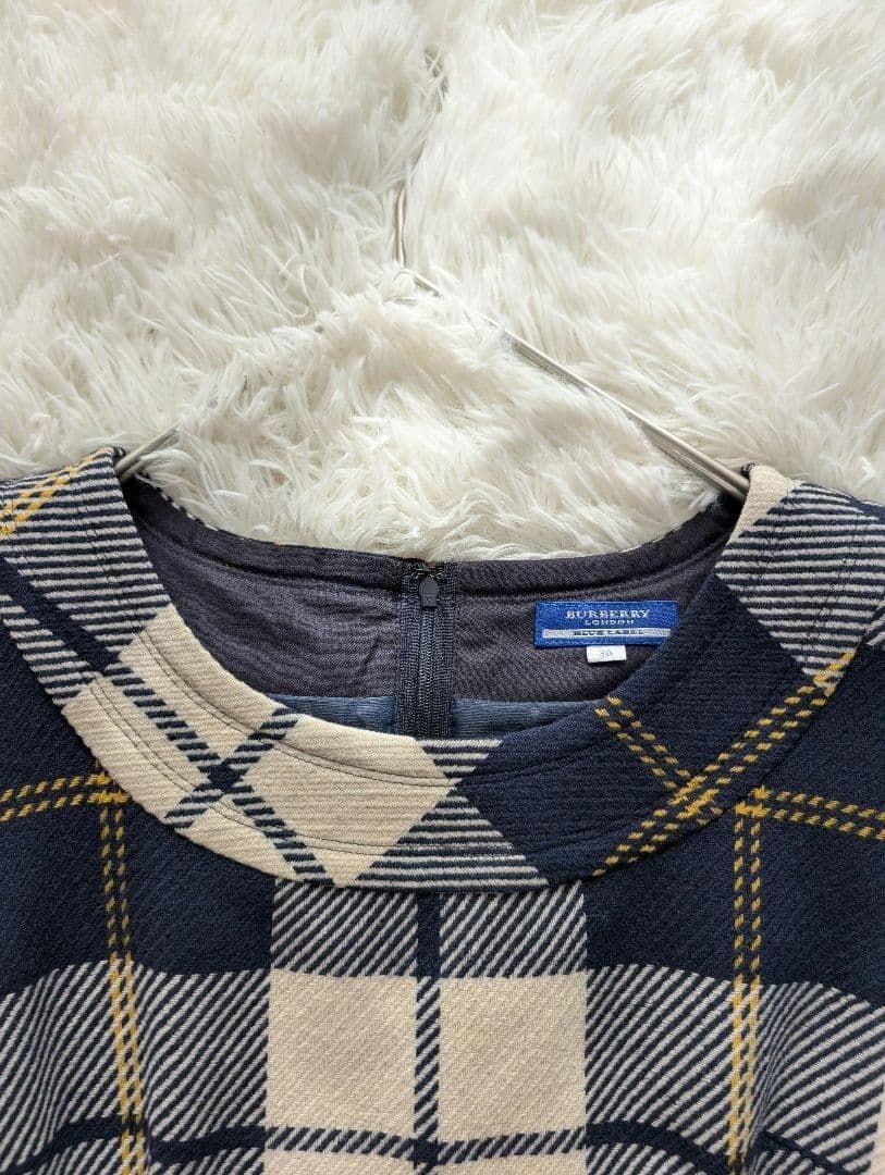 美品 BURBERRY BLUE LABEL チェック柄 ミニワンピース M｜Yahoo