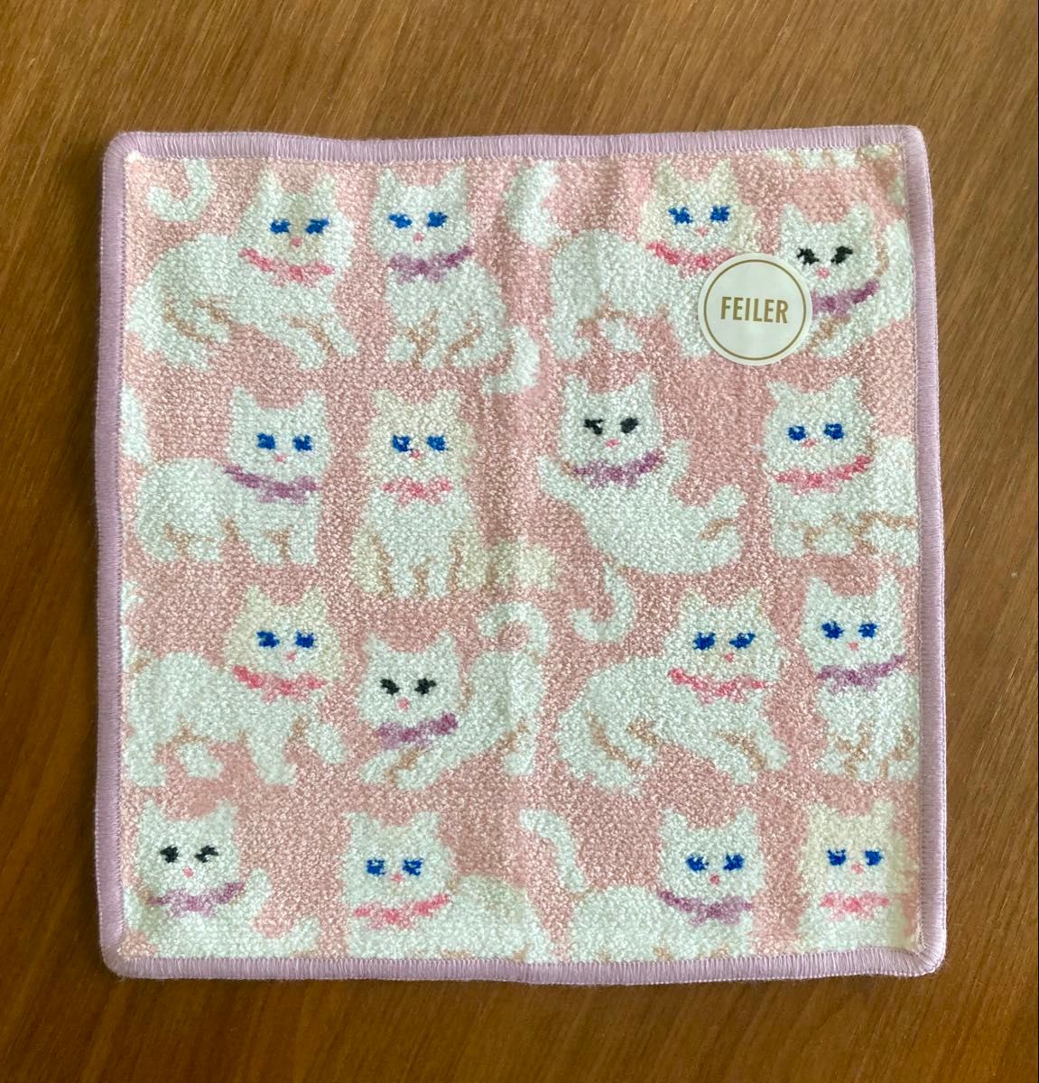 新品・未使用 ラブラリーバイフェイラー モフモフネコチャン ハンカチ