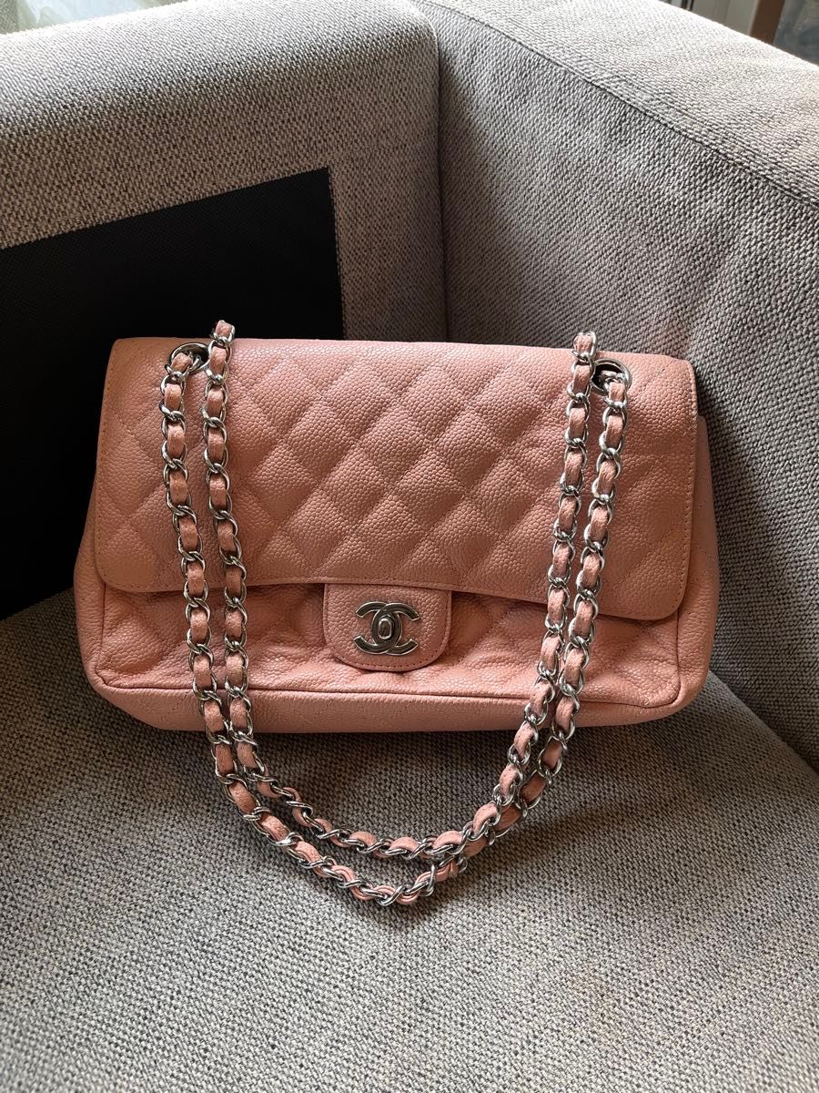 ノベルティ CHANEL ショルダーバッグ ジャンク マトラッセ ピンク