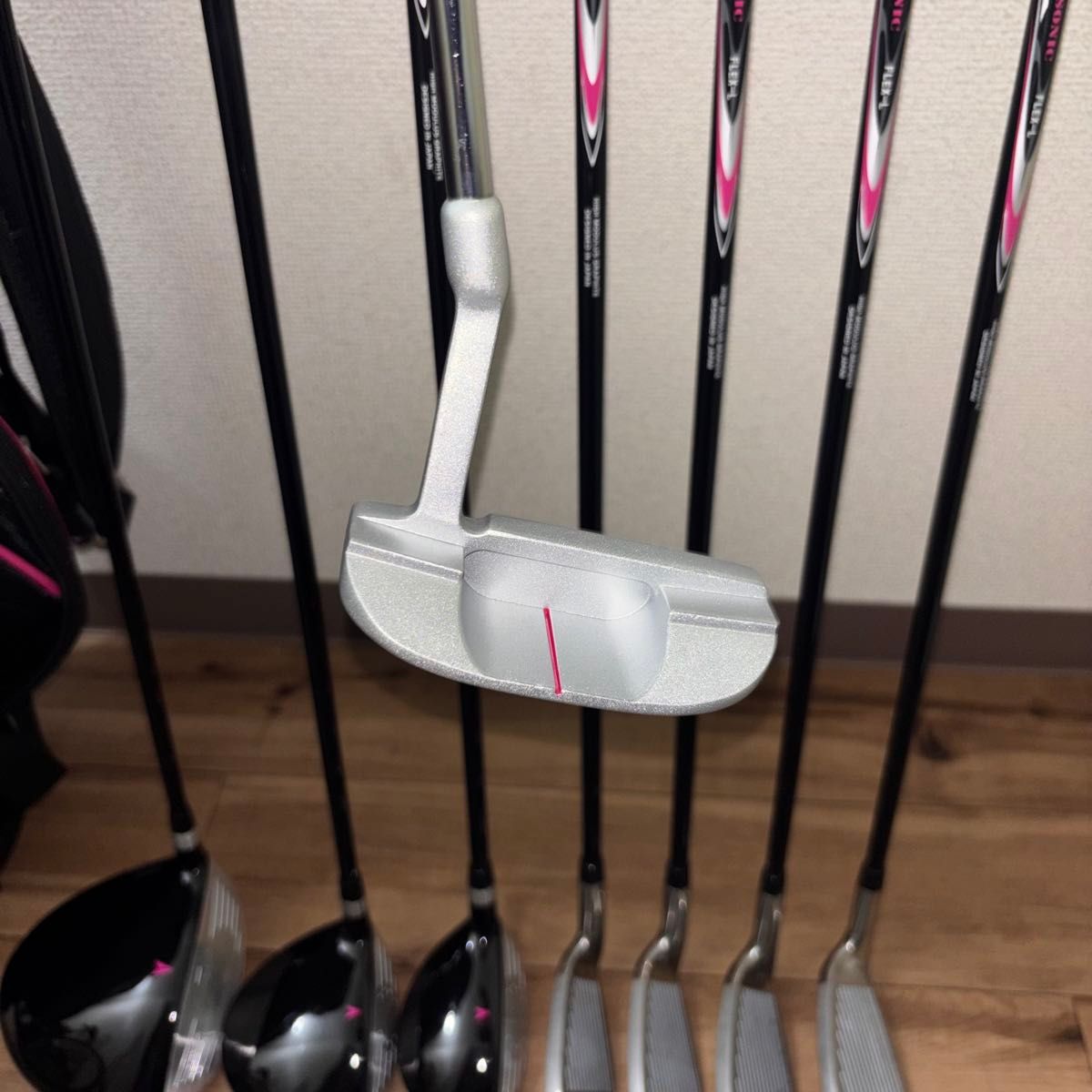 美品】LADY SONIC レディース ゴルフセット 8本 初心者向け ピンク