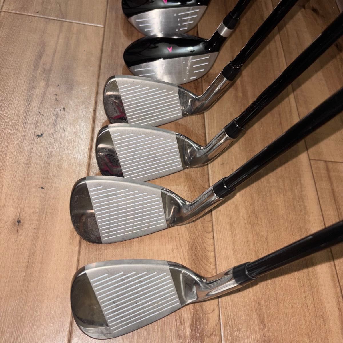 美品】LADY SONIC レディース ゴルフセット 8本 初心者向け ピンク