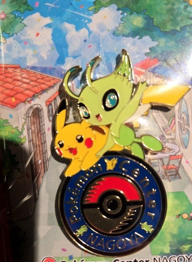 ポケモンセンターナゴヤ ロゴピンズ ピカチュウ セレビィ ピンバッジ