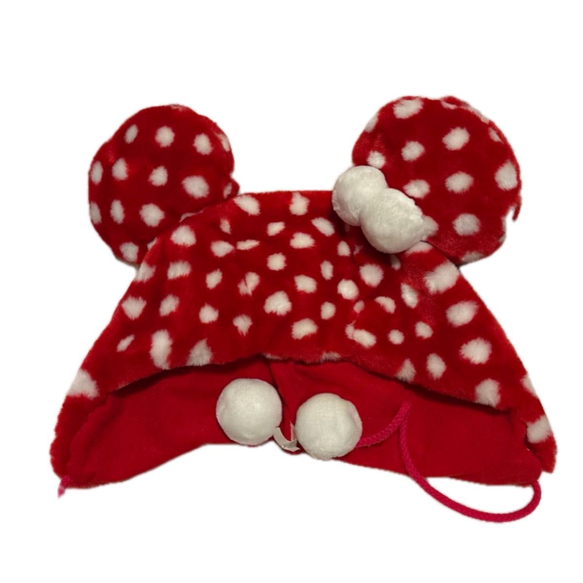 ディズニー ミニー ファンキャップ 赤 ドット柄｜Yahoo!フリマ（旧
