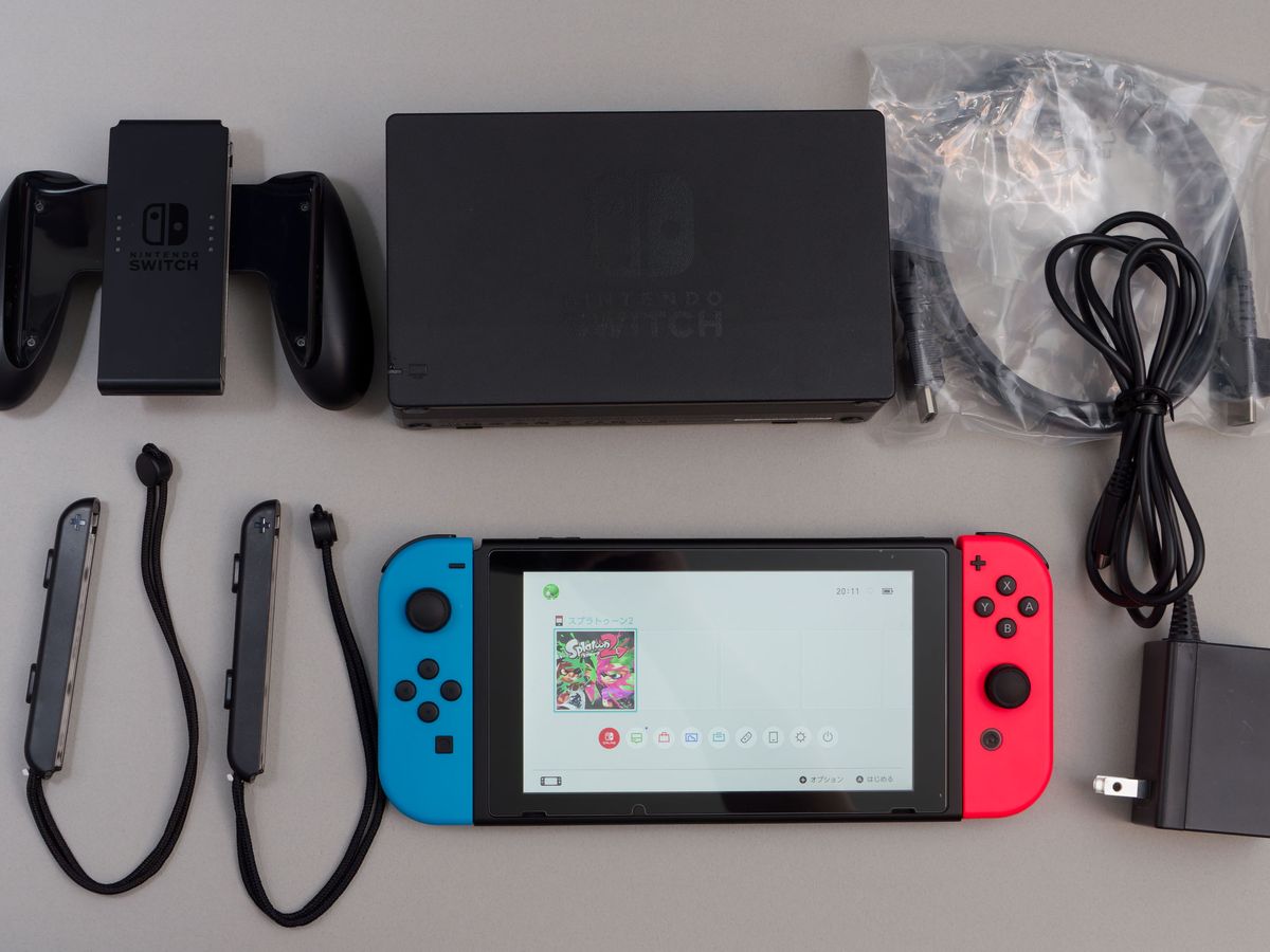 Nintendo Switch HAD-S-KABAH 新モデル 付属品・元箱つき ガラス