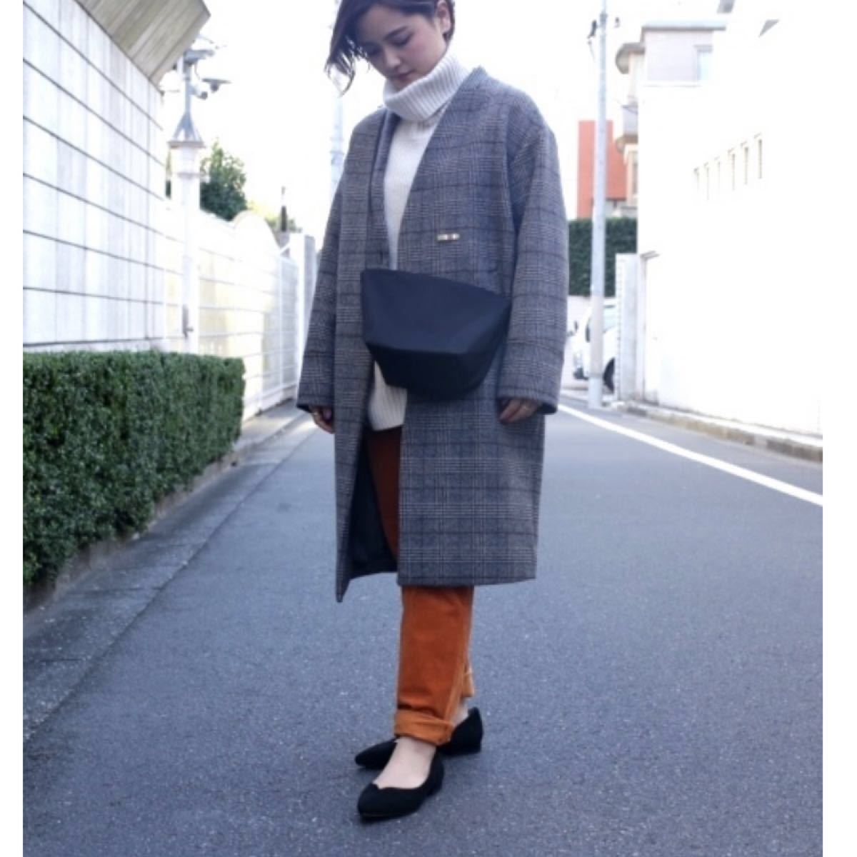 グリーンレーベル別注 ビッグポシェット エルベシャプリエ ブラック