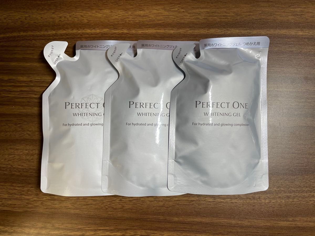 3個 パーフェクトワン 薬用ホワイトニングジェル 75g 詰め替え