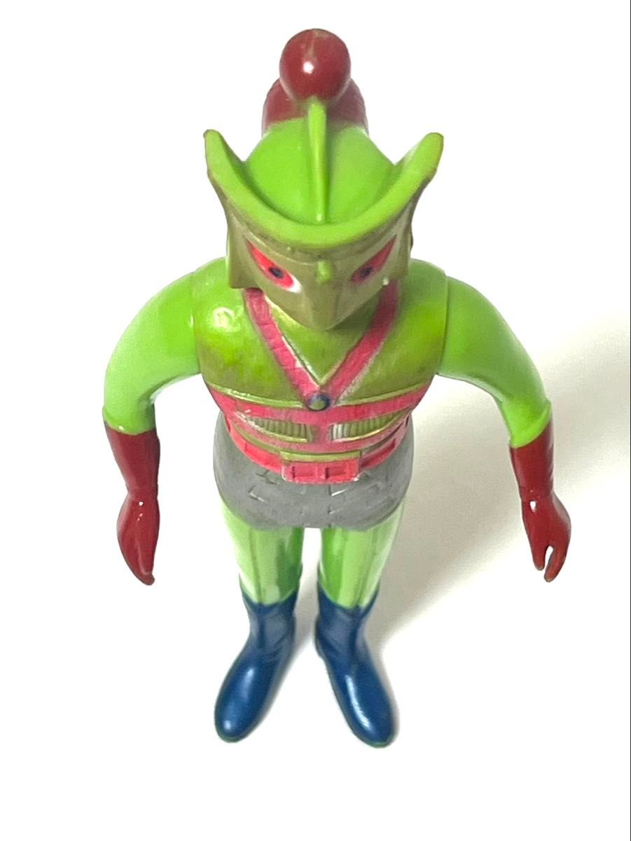 珍色】顔が金色 超希少カラー ウッド グリーンマン ソフビ （ポピー