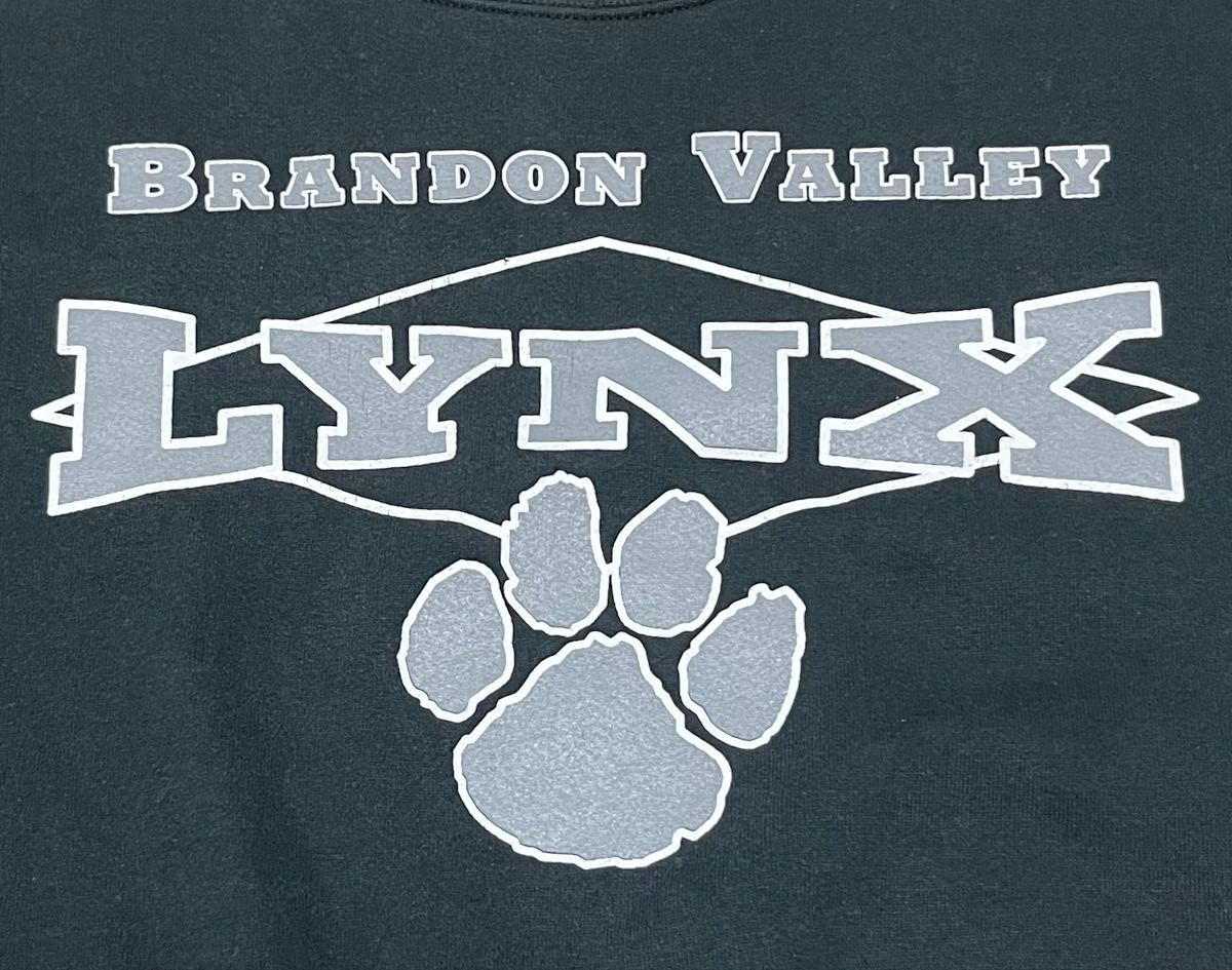 90s JERZEES ブラック スウェット USAデザイン アニマル XLサイズ