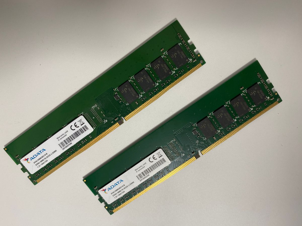 ADATA DDR4-2666 デスクトップPC用 メモリ 8GB×2枚(合計容量16GB