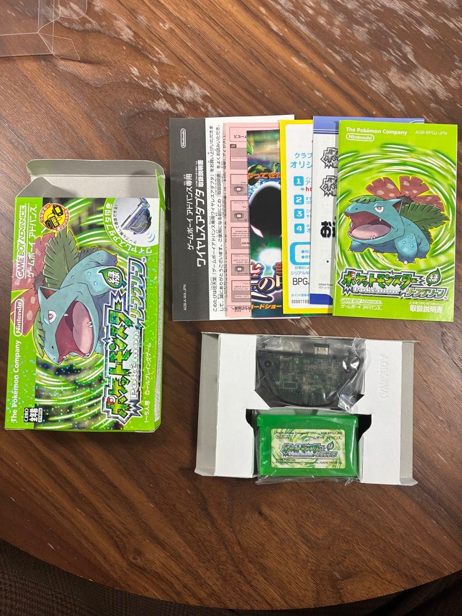 美品】GBA ポケットモンスター リーフグリーン｜Yahoo!フリマ（旧
