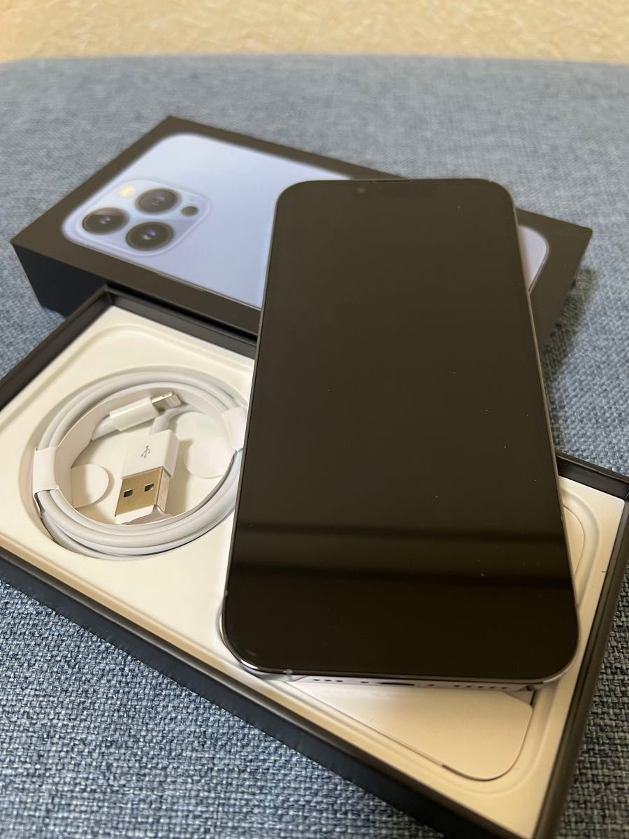 2最終値下げiPhone13Proブルー256GB残債無しSIMフリー バッテリー100