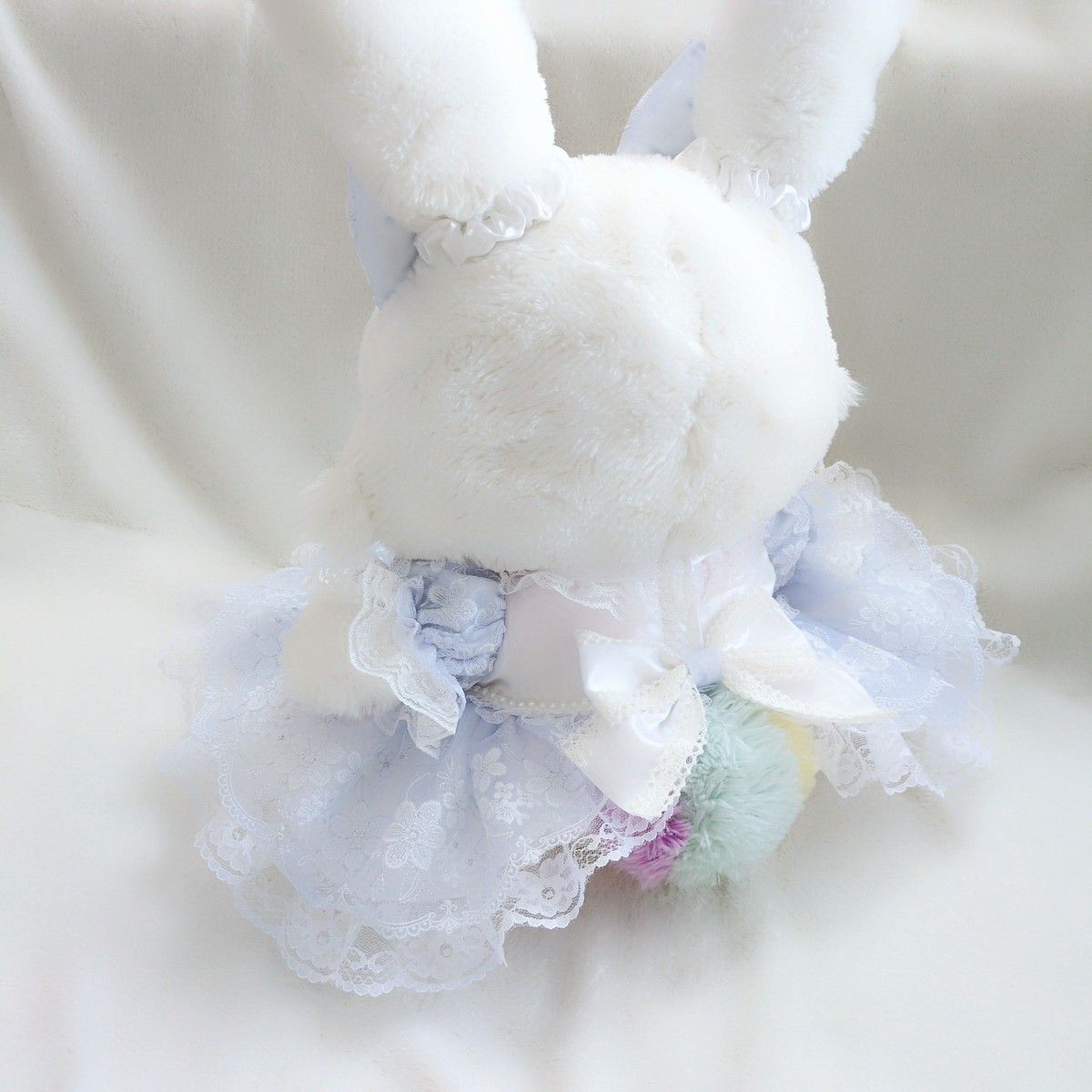 ウィッシュミーメルコスチューム メルメルドール 銀糸の白花