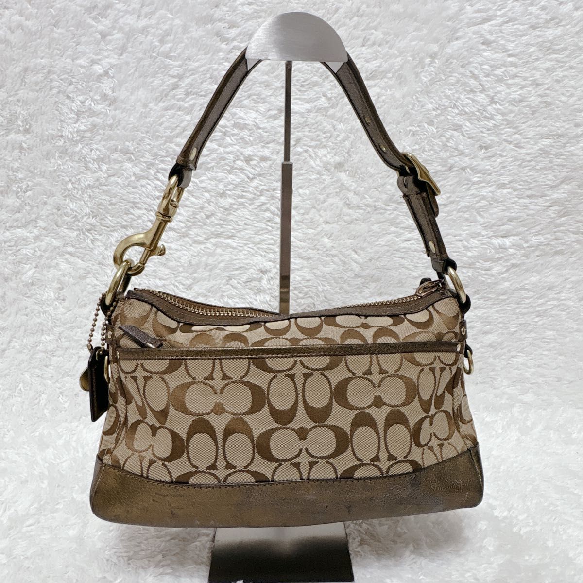 COACH Turn Lock Legacy Shoulder Bag Y2K コーチ ターンロック