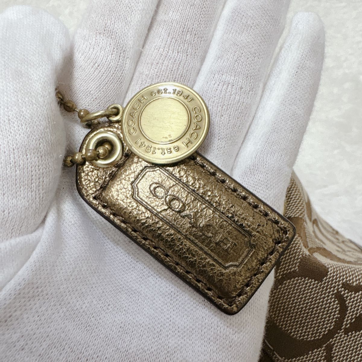 COACH Turn Lock Legacy Shoulder Bag Y2K コーチ ターンロック