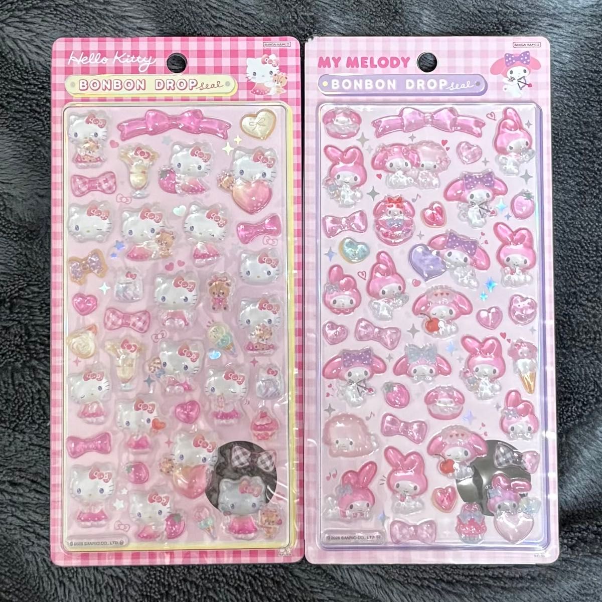 ボンボンドロップシール ハローキティ マイメロ サンリオ ピンク 第二
