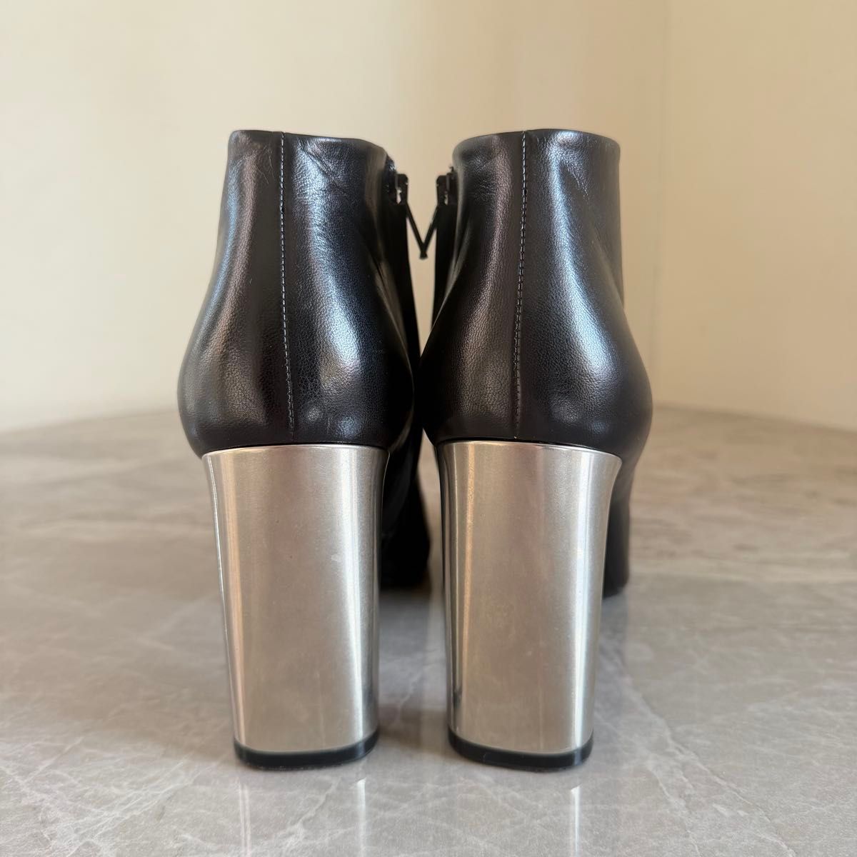 CELINE セリーヌ バンバンブーツ フィービー期 ショートブーツ メタル