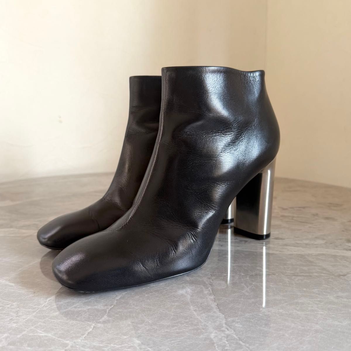 CELINE セリーヌ バンバンブーツ フィービー期 ショートブーツ メタル