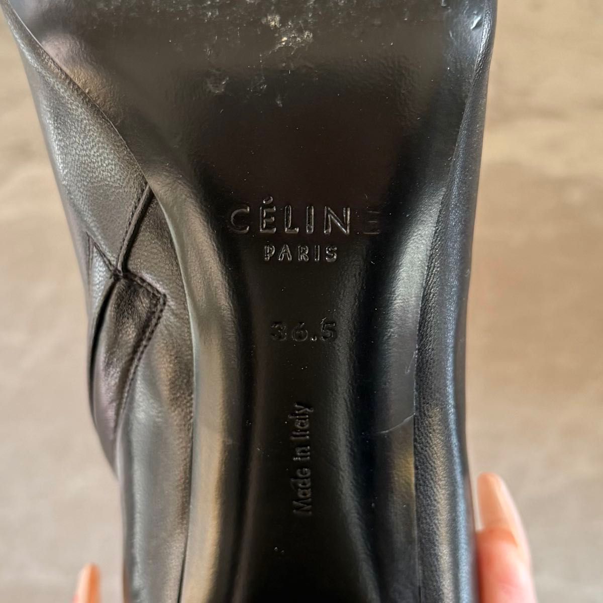 CELINE セリーヌ バンバンブーツ フィービー期 ショートブーツ メタル