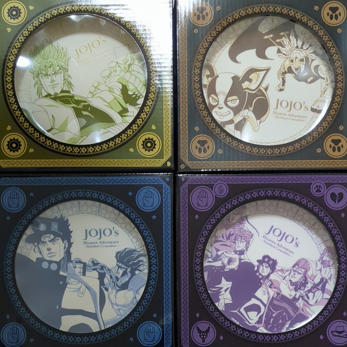スシロー ジョジョの奇妙な冒険 コラボ プレート コンプリート 全4種