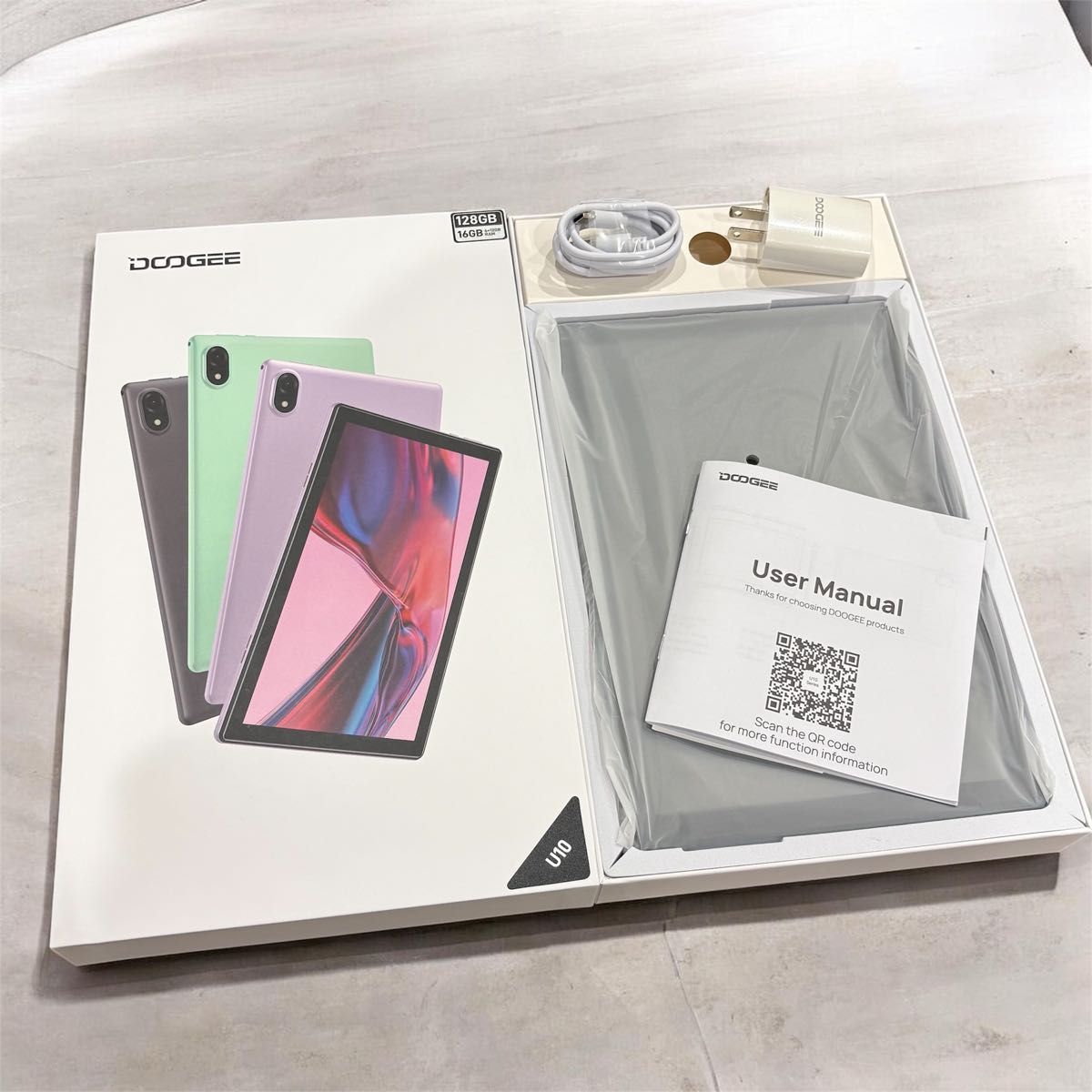 新品 Android15 wi-fiモデル DOOGEE U10 アンドロイド 15 タブレット